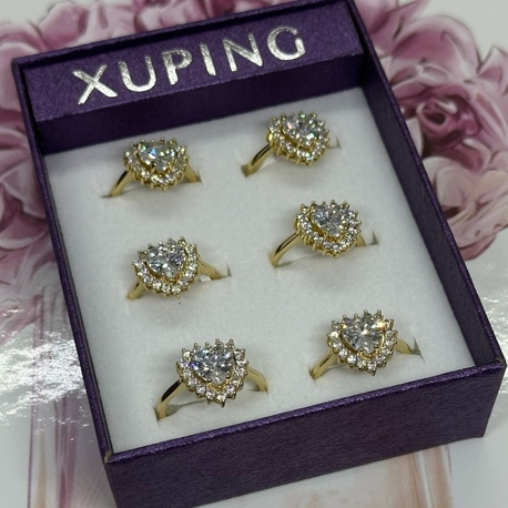 7 NUMARA XUPİNG KALP TAŞLI YÜZÜK 