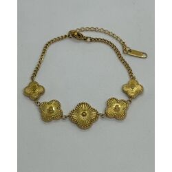 Çelik Gold Van Cleef Bileklik 