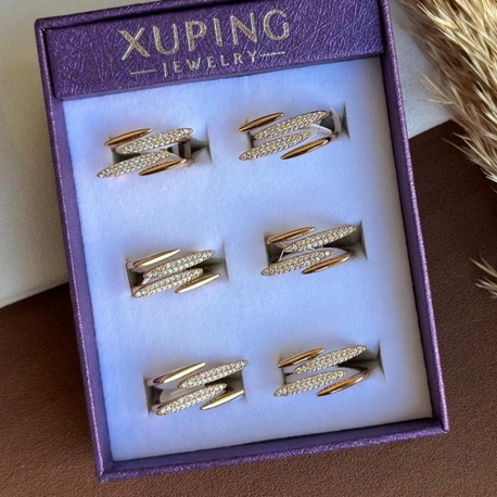 6 NUMARA XUPİNG IŞILTILI ZİGZAG YÜZÜK