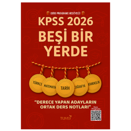 KPSS 2026 BEŞİ BİR YERDE (1 SENELİK DERS PROGRAMI HEDİYELİ!) (PDF/DİJİTAL ÜRÜN)