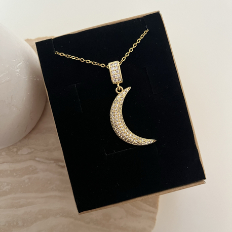 Moon Kolye | Çelik