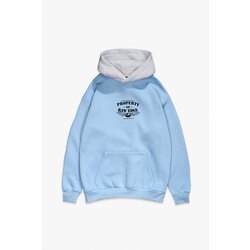 İki renk Şardonlu Sweatshirt