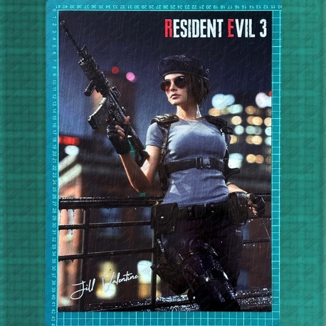 Jill Valentine A3 Poster