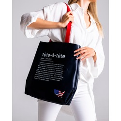 ubun2bag Kadın Shopper Tote Sack Çanta Hakiki Deri Napa Derin Mavi (RFID Koruma)