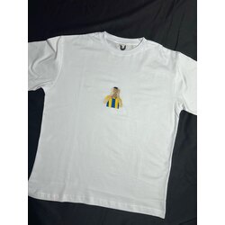 En - Nesyri Nakış İşlemeli Oversize T-shirt