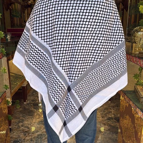 Arafat Kefiyesi Şal (Püskülsüz)