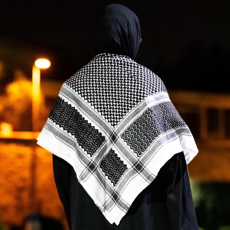 Unisex Filistin Çefye Yöresel Şal, Arap Şalı