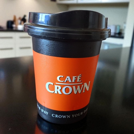 Cafe Crown Kapaklı Kahve Bardağı