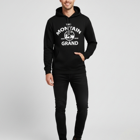 Unisex Baskılı Fermuarlı Sweatshirt