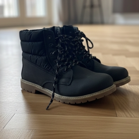 Unisex Siyah Bot 39 Numara