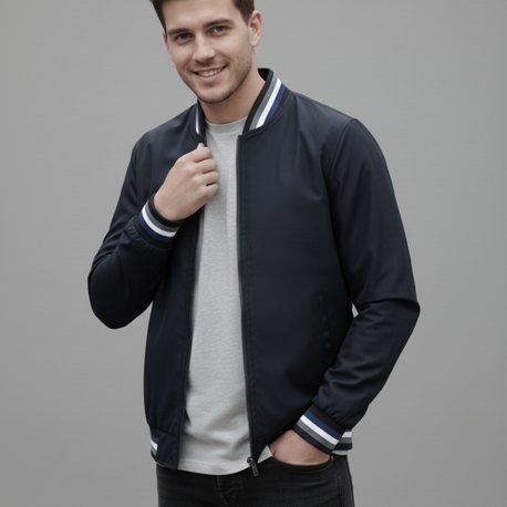 Bomber Regular Fit Siyah Mont