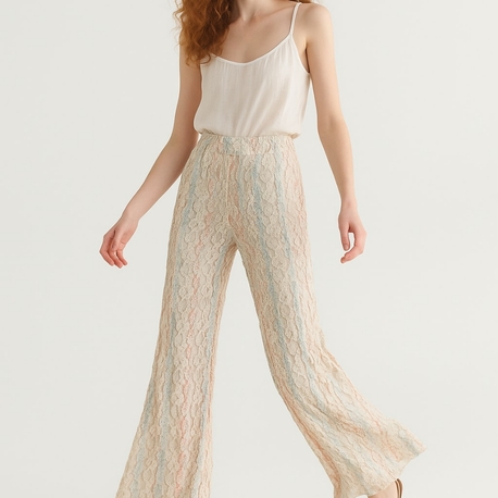 Zara Triko Dantel Pantolon