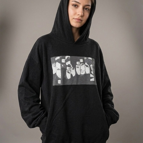 Kapüşonlu Naruto Baskılı Sweatshirt
