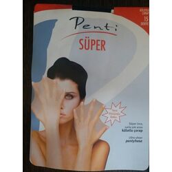 Penti 500/Siyah Süper İnce Külotlu Çorap