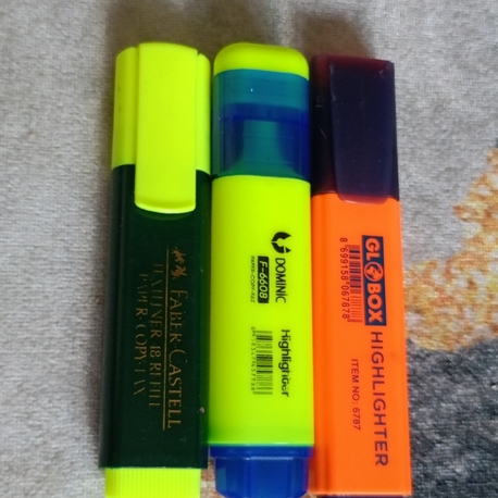 3 Adet Highlighter Fosforlu Kalem