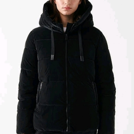 Mavi Jeans Siyah Şişme Kaban/Mont