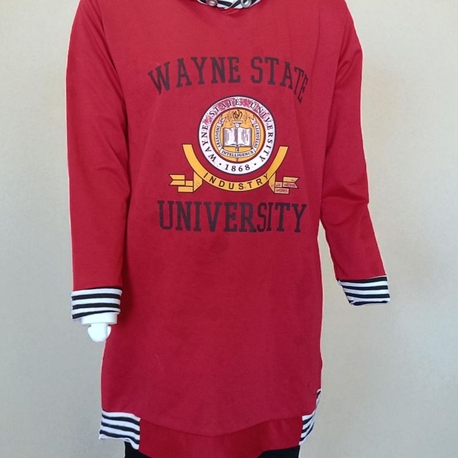 Kapüşonlu Midi Boy Sweatshirt