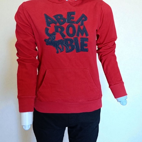 Kırmızı Abercrombie Unisex Sweatshirt