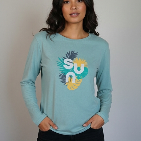 Uzun Kollu Kadın Sweatshirt