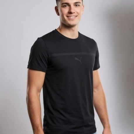 Orijinal Puma Siyah Erkek Spor T-Shirt
