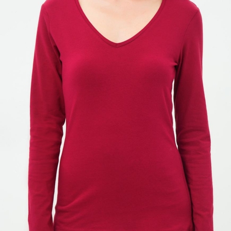 Bordo Kadın Sweatshirt