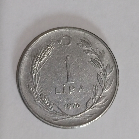 1 Lira Madeni Para (1976)