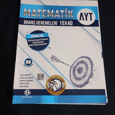 AYT Matematik Branş Denemeleri 15x40
