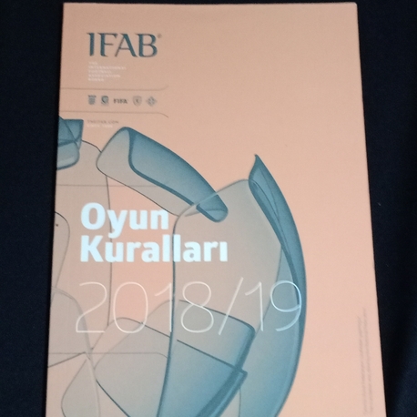 2018/19 IFAB Futbol Oyun Kuralları Kitabı