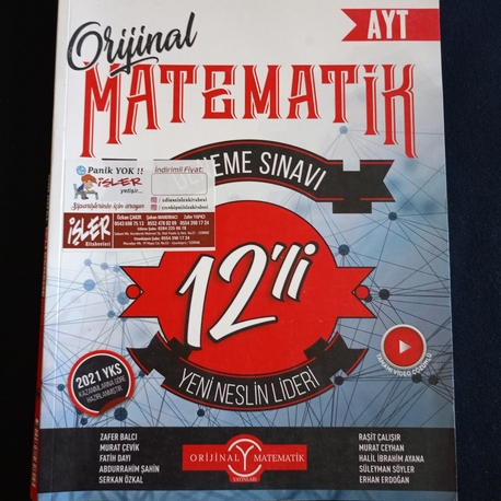 AYT 12'li Matematik Deneme Sınavı Kitabı