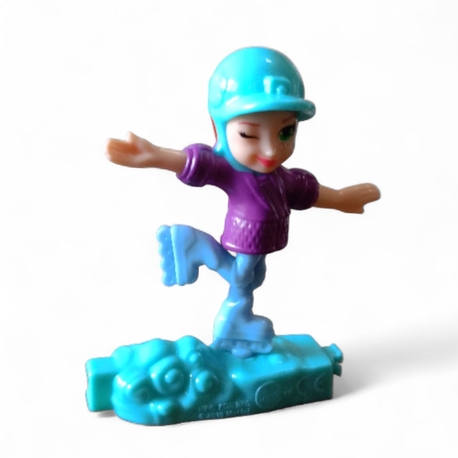 Polly Pocket Scooterlu Kız Figürü