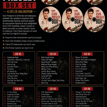 Elvis Presley Box Set CD Koleksiyonu