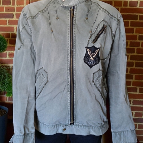 Gf Ferre Vintage Denim Erkek Pilot Mont