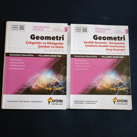 Geometri Sınav Hazırlık Kitapları Seti