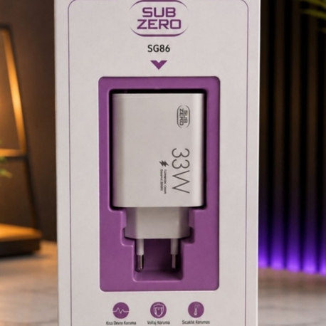 Sub Zero 33W Beyaz Şarj Aleti