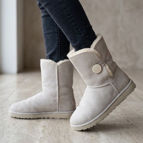 Ugg Düğmeli Süet Bot