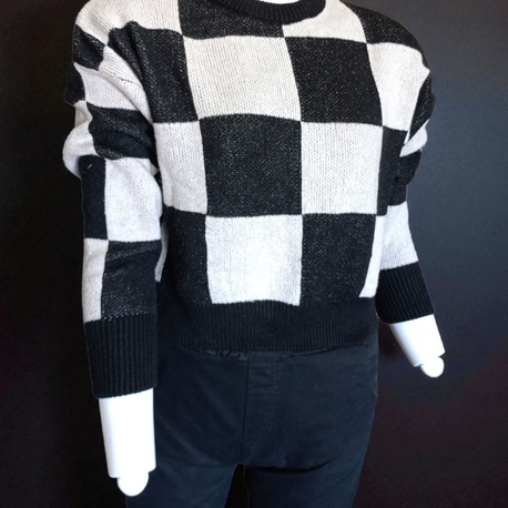 Dama Desen Oversize Model Kazak