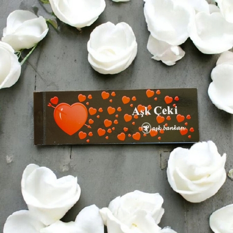 Aşk Çeki Romantik Hediye