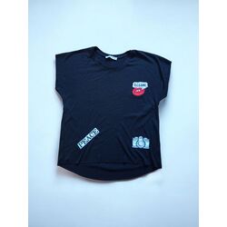 Siyah Kadın T-shirt