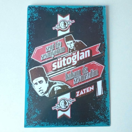 Retro Yeşilçam Ahşap Poster