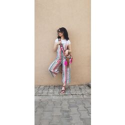 BAHARLIK DESENLİ SALOPET-M beden (38)