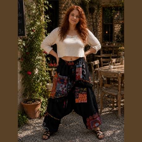 ETNİK TASARIM ŞALVAR 