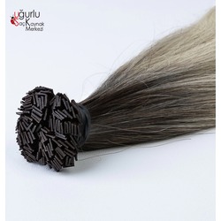  06gr 70cm 100AD Mikro Kaynak Ombre Saç Ombre Renk T2-60