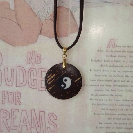 coconut shell ying yang