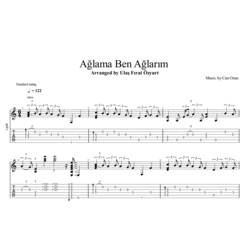 Ağlama Ben Ağlarım Tab/Nota