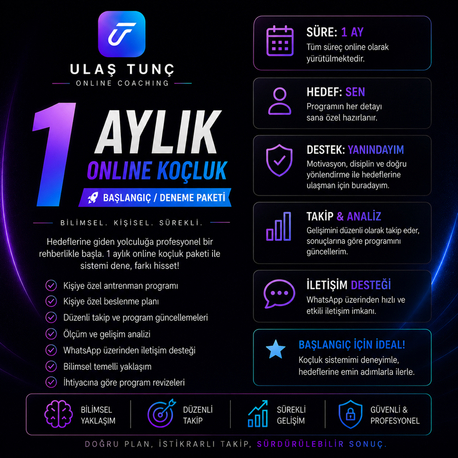 1 Aylık Online Coaching