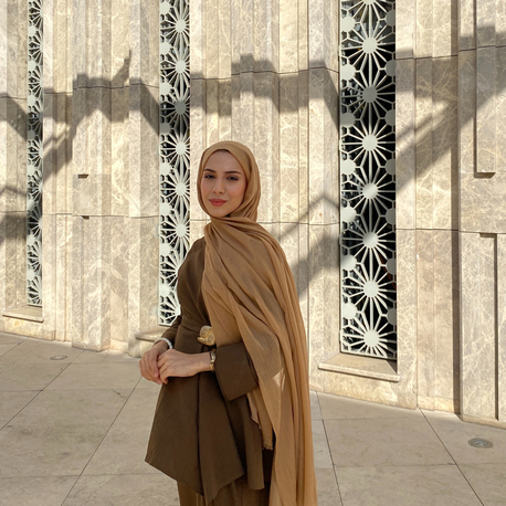 Dubai İpeği Şal - Camel