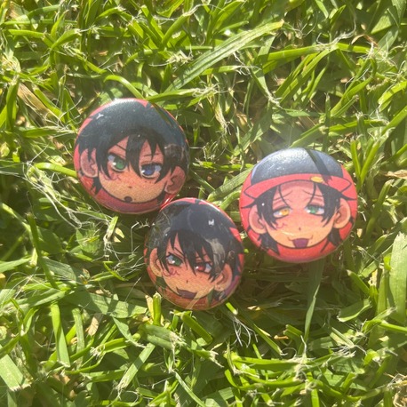  Hypnosis Mic Buster Bros Rozet (Küçük 25mm) 