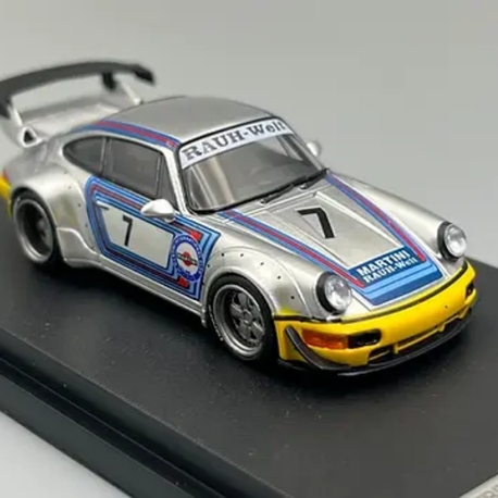 Street Weapon Porsche RWB 964 Wide-Body Modified Silver