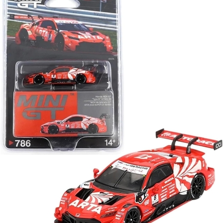 Mini GT 786 Honda NSX-GT Type S GT500 #8 ARTA MUGEN NSX-GT #786 1/64