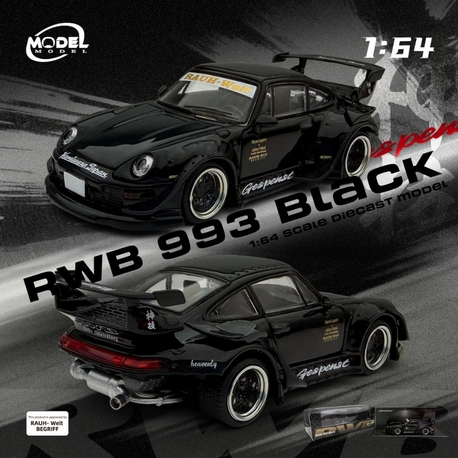 Model Model Porsche RWB 993 Black